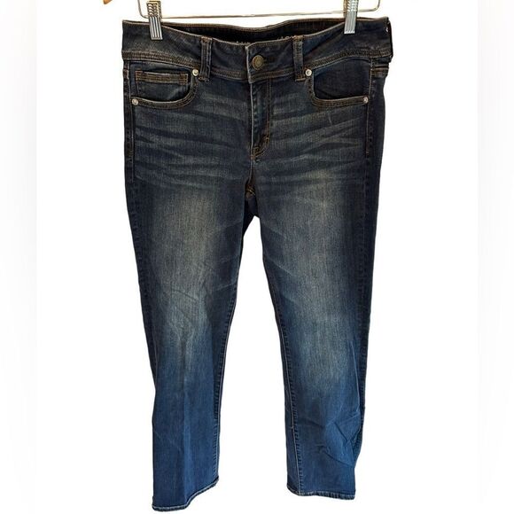 🔥FIRM EUC TALL | American Eagle Super Stretch Kick Boot Jeans - Picture 1 of 10